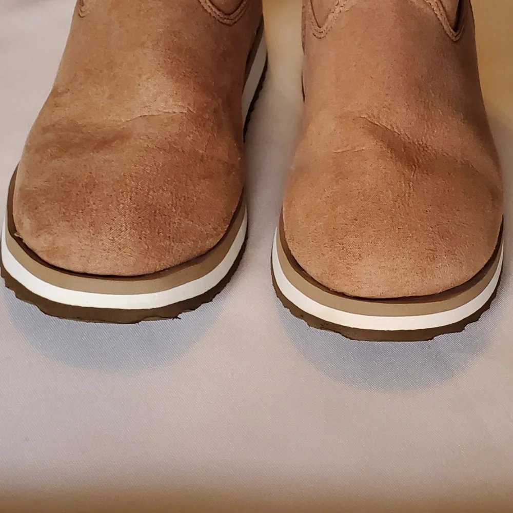 Girl's 2 Wonder Nation Chestnut Faux Fur Shearling Boots